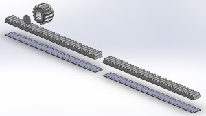 Moveable Bridge Rack and Pinion
